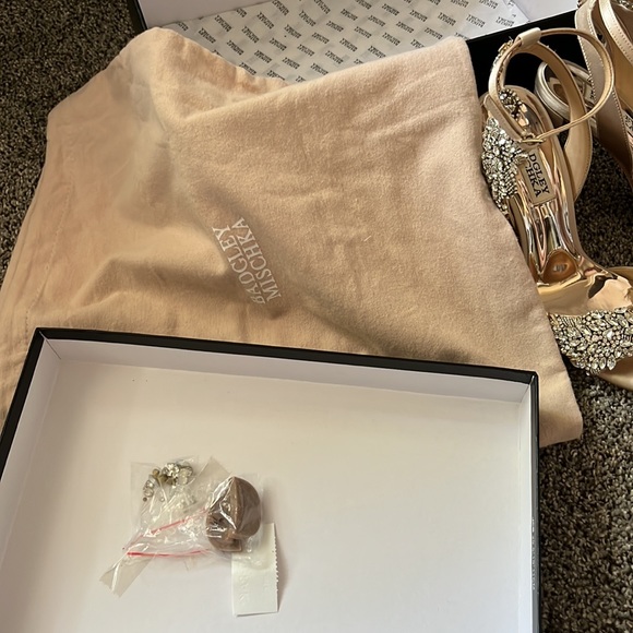 Badgley Mischka Libby nude size 6 - Picture 6 of 7